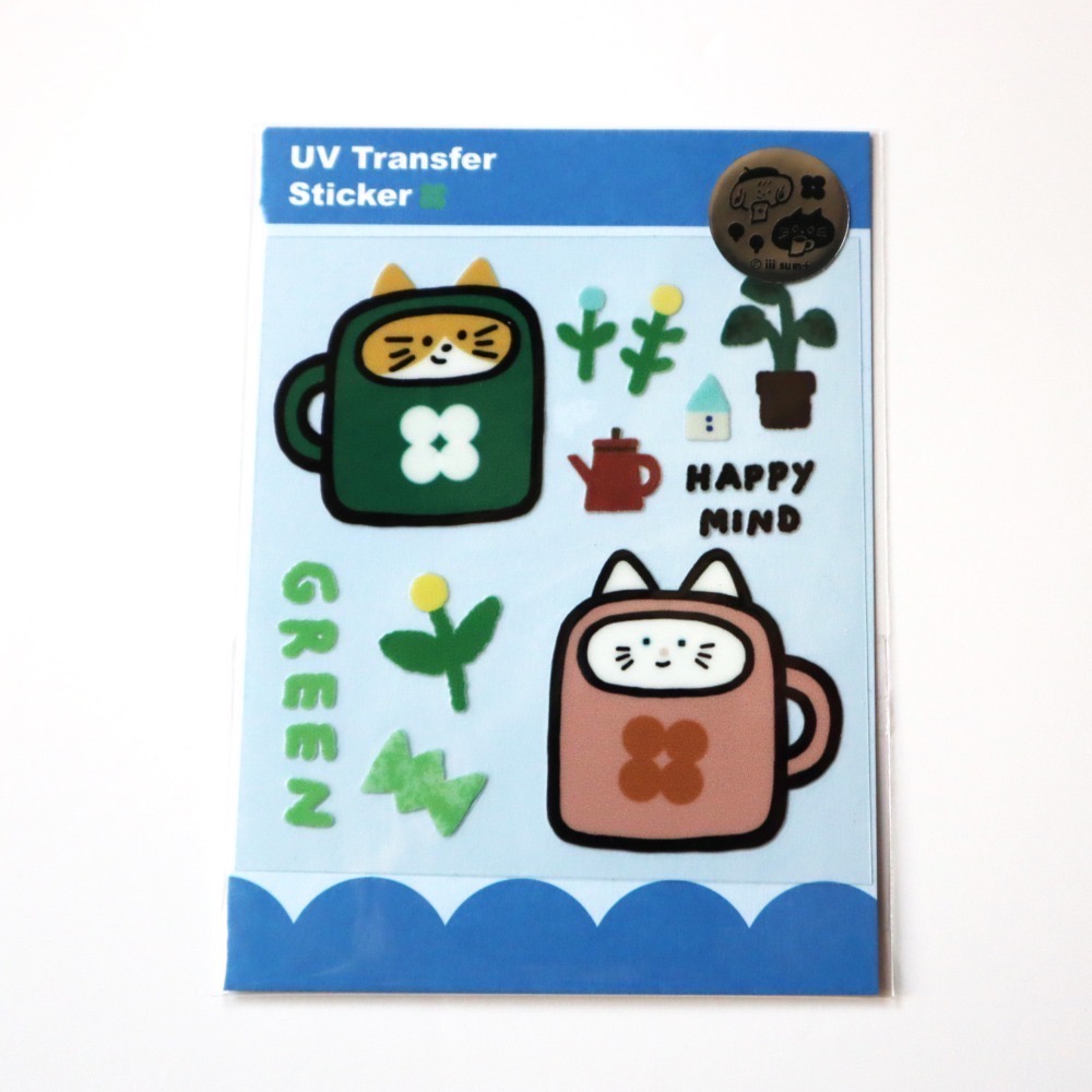 UV transfer stickers 杯子貓 立體轉印貼-規格圖7
