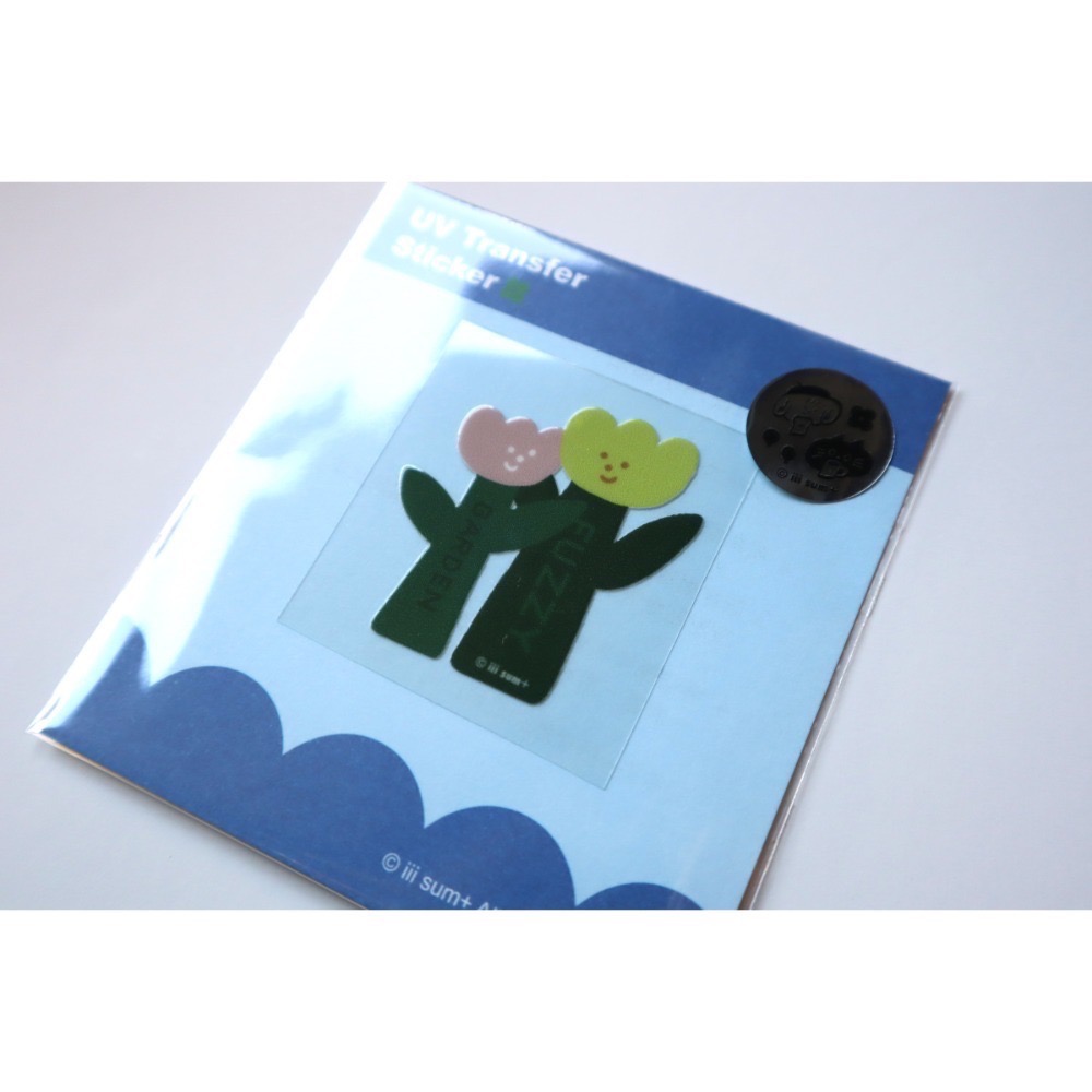 單張 UV transfer stickers 招財貓  許願罐  雙花 立體轉印貼-規格圖6