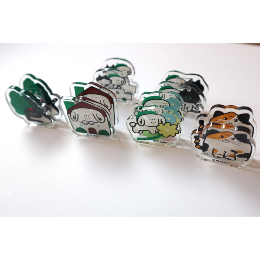 森友雙面壓克力夾子 盲包 另可一組六入購買 double sides acrylic clip bag-細節圖5