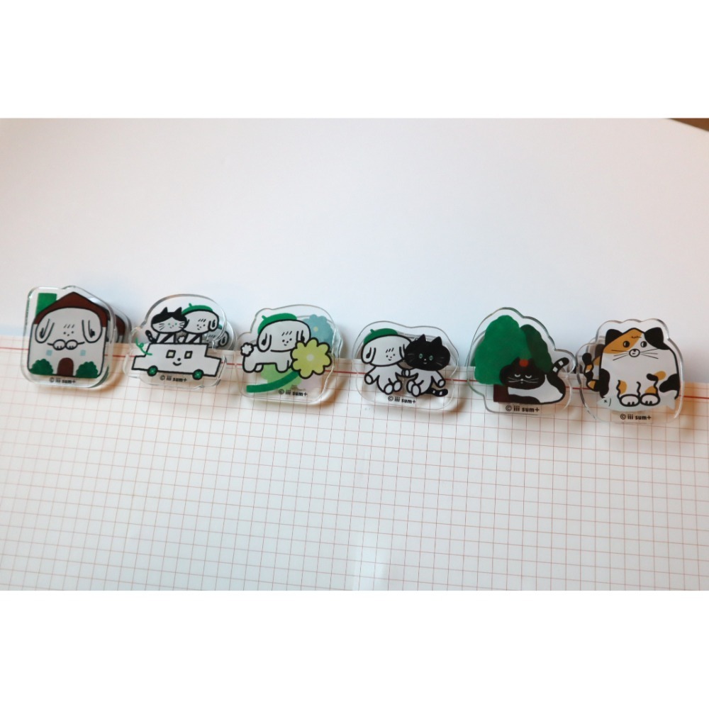 森友雙面壓克力夾子 盲包 另可一組六入購買 double sides acrylic clip bag-規格圖8