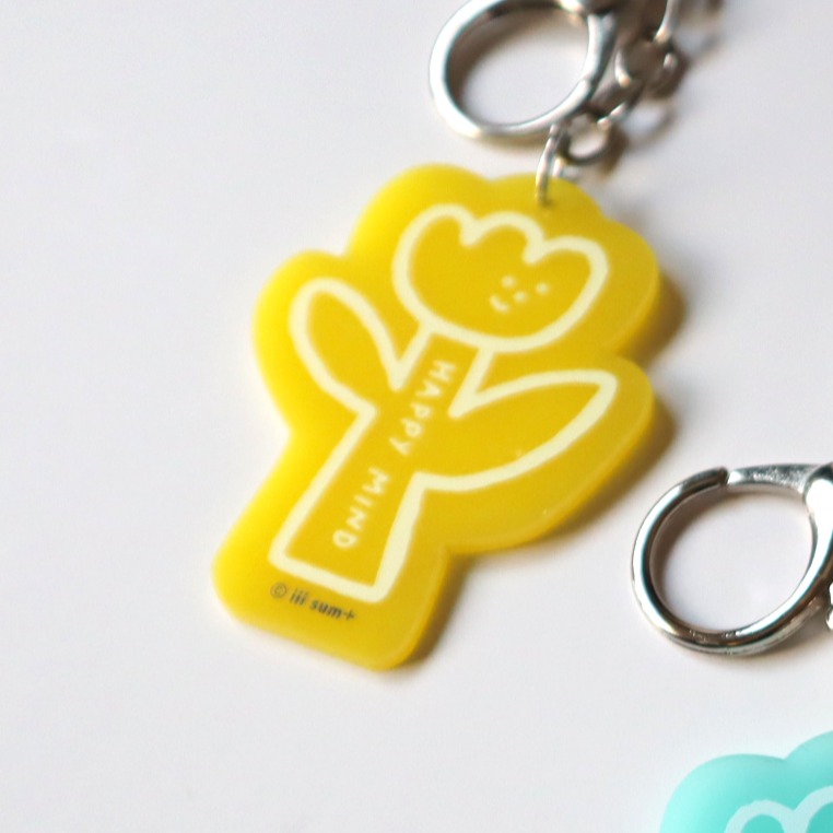 夜光小花吊飾 night glow flowers pippy keychain 共三款-規格圖4