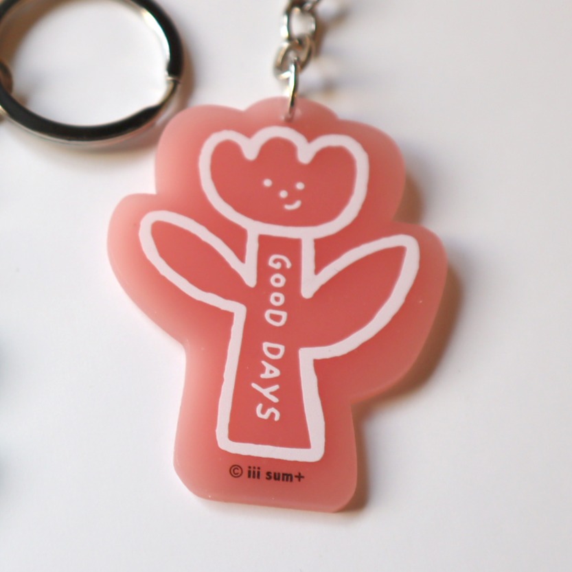 夜光小花吊飾 night glow flowers pippy keychain 共三款-規格圖4
