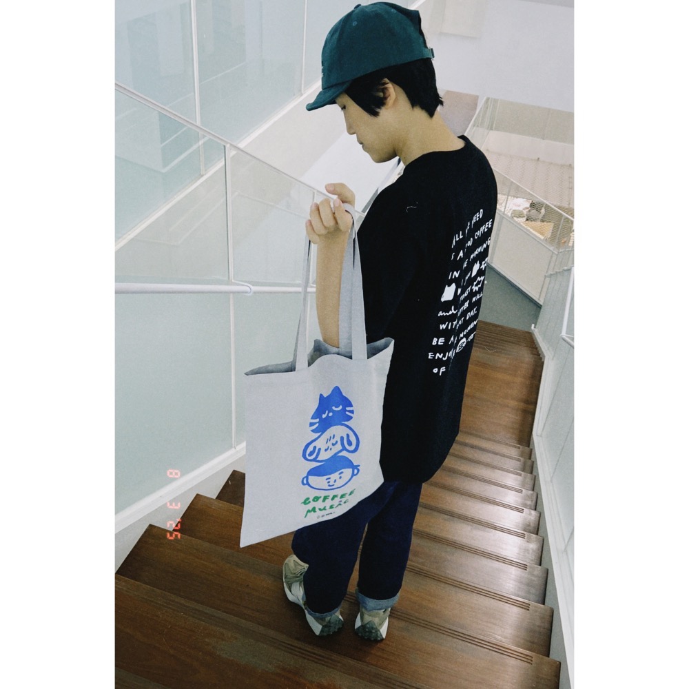 Coffee Music 輕量尼龍防潑水袋 森綠/沉灰/淡粉-細節圖2