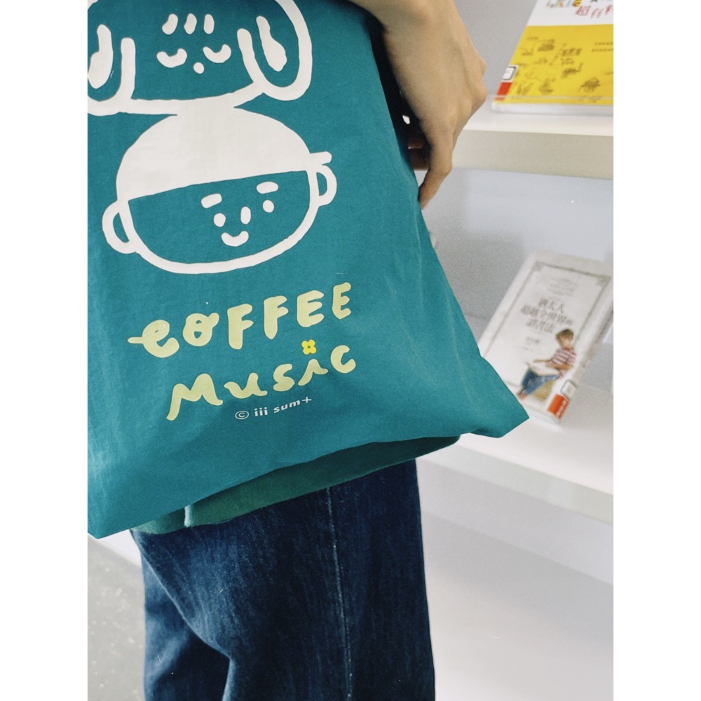Coffee Music 輕量尼龍防潑水袋 森綠/沉灰/淡粉-細節圖8