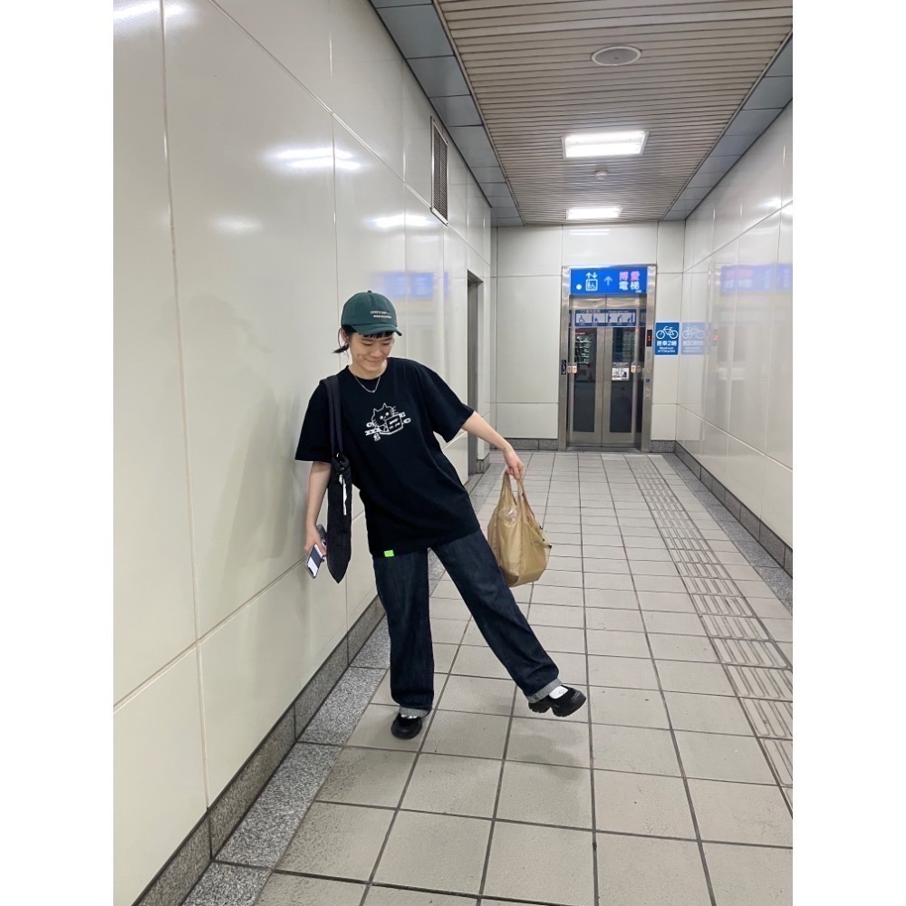 厭世貓咪 (HATE)  MY JOB?  雙面印刷 T-shirt UA純棉中性版-細節圖3
