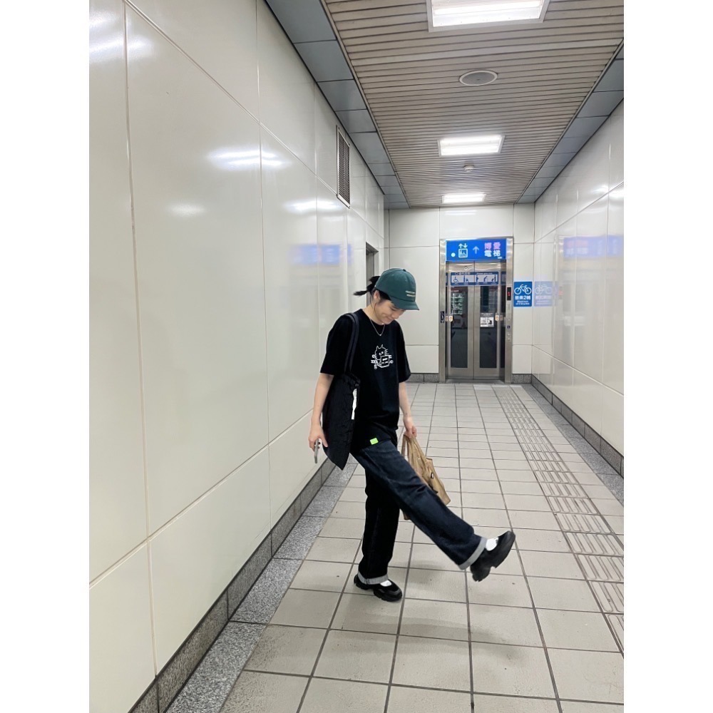厭世貓咪 (HATE)  MY JOB?  雙面印刷 T-shirt UA純棉中性版-細節圖4