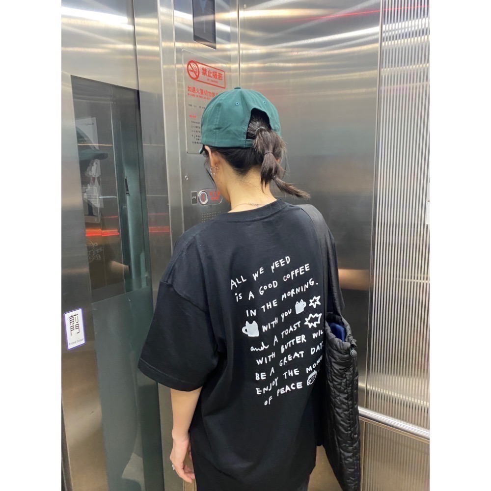 厭世貓咪 (HATE)  MY JOB?  雙面印刷 T-shirt UA純棉中性版-細節圖10