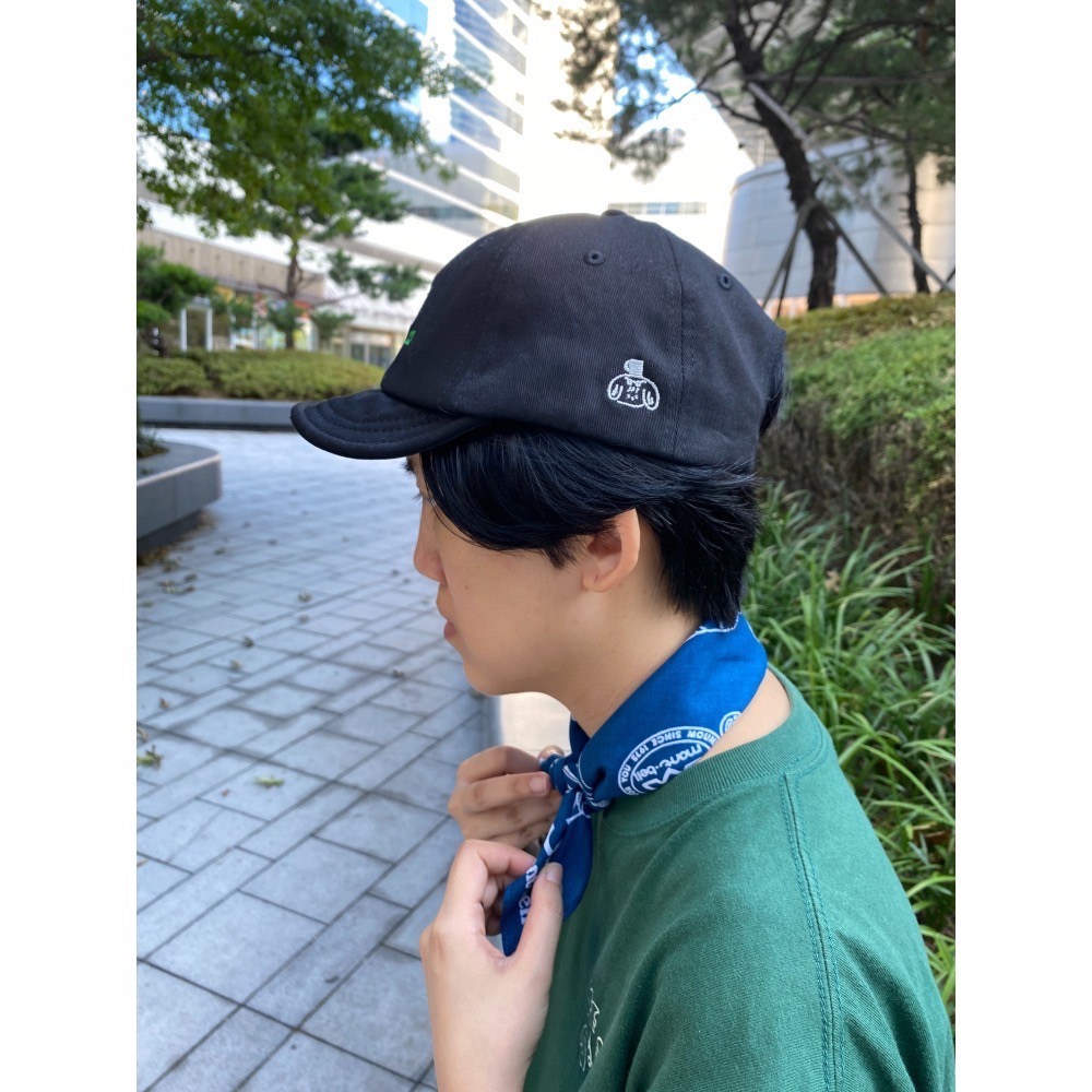 Coffee Music 刺繡圖案 帽簷形狀 可調整 三款三色 卡其/綠/黑-細節圖7