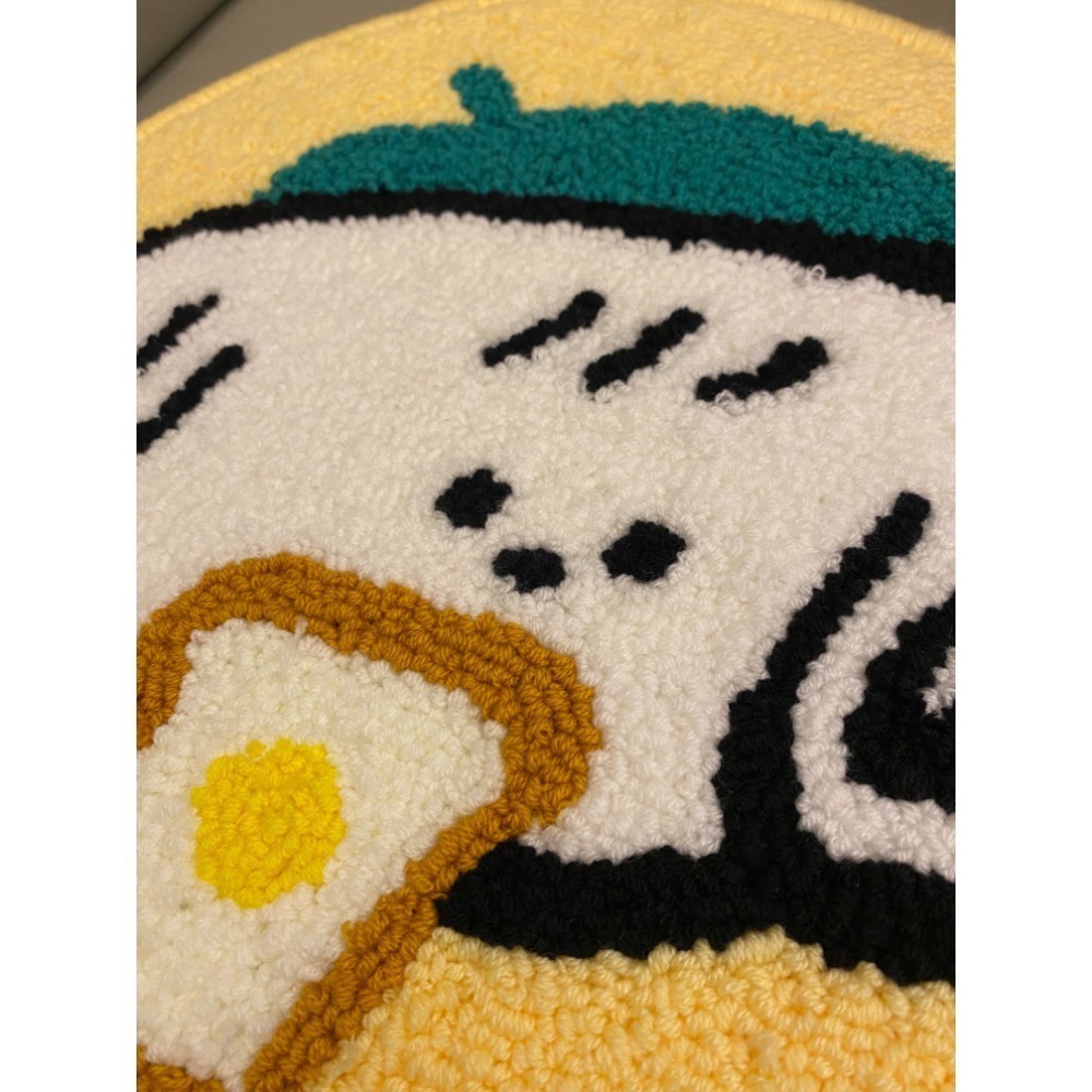 綠色koko貓 黃色kobe狗 圓形地墊 背面止滑-規格圖7