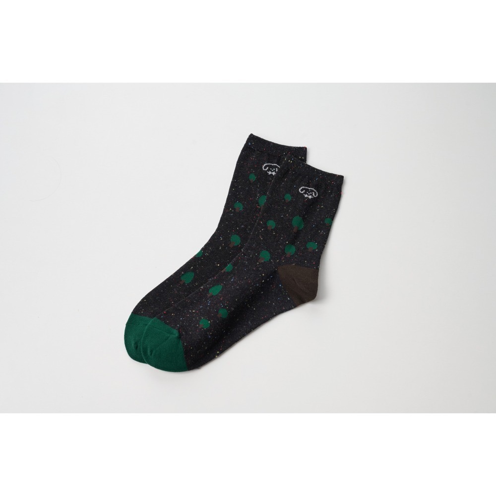 森林星空 (深藍/黑) 彩點 iii sum+ × ChangeTone 聯名襪款-細節圖7