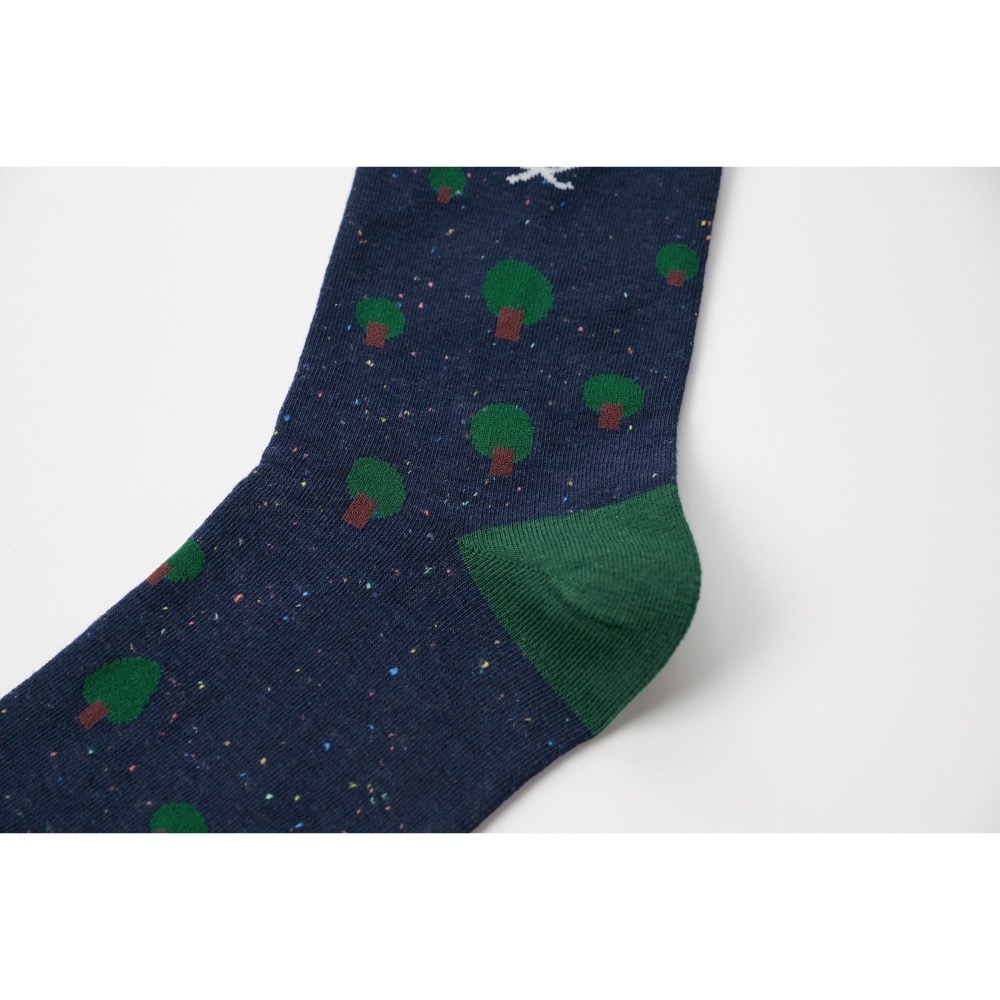 森林星空 (深藍/黑) 彩點 iii sum+ × ChangeTone 聯名襪款-細節圖10