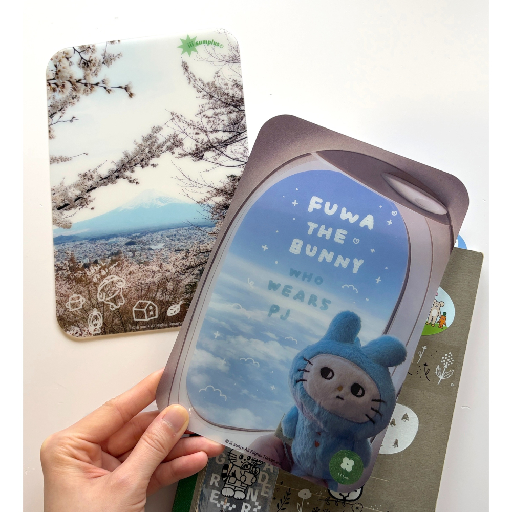 手帳筆記本 墊板 paper pad  小兔fuwa去旅行-細節圖3