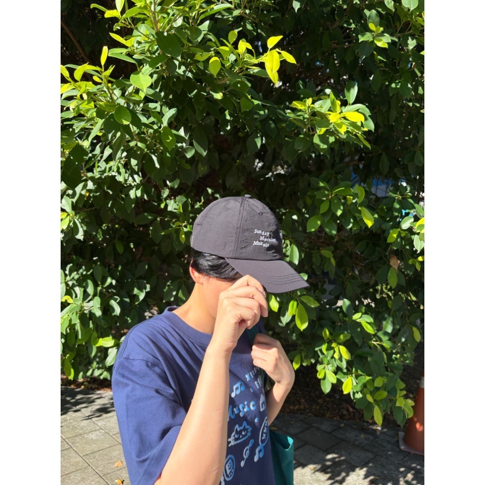 Muzzic 黑色灰色 機能 防曬 尼龍款 鴨舌帽-細節圖4