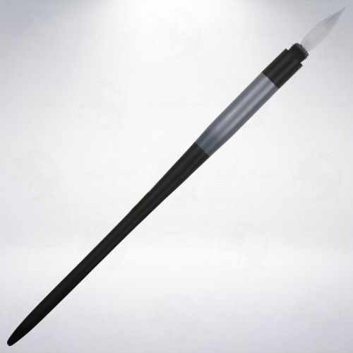 絕版! 日本 昭和時期古物 玻璃筆/沾水筆雙用直紋筆桿: 灰色