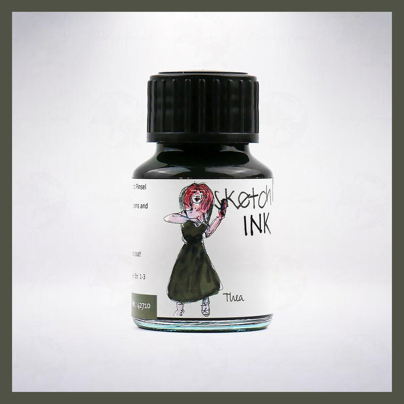 德國 ROHRER&KLINGNER SKETCH Ink 50ml 速寫墨水-規格圖2