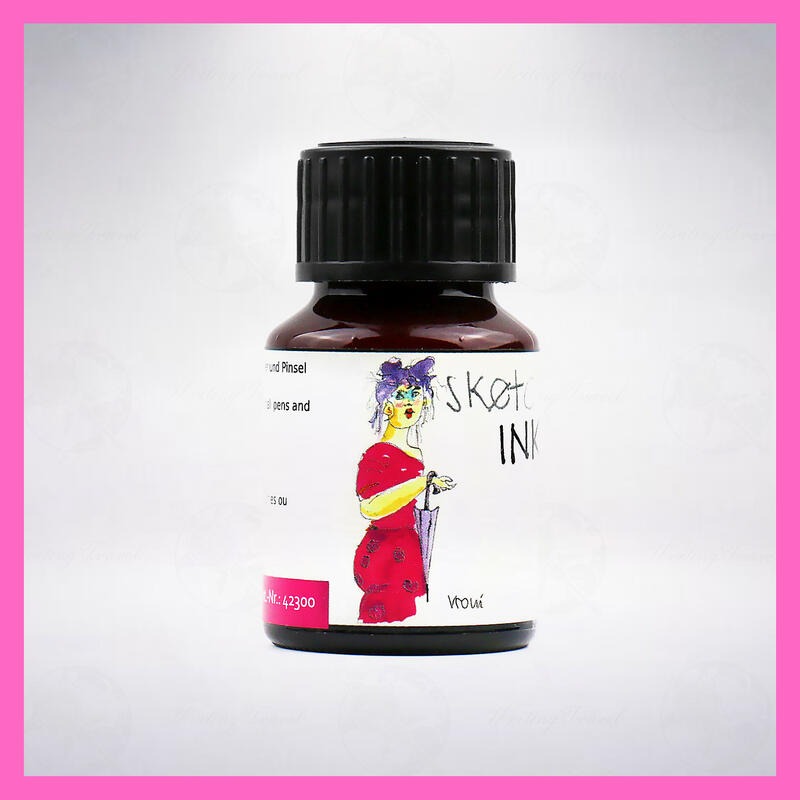 德國 ROHRER&KLINGNER SKETCH Ink 50ml 速寫墨水-規格圖2
