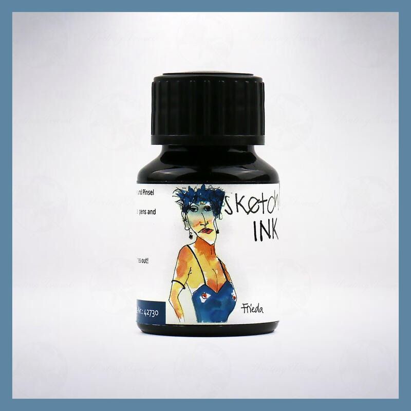 德國 ROHRER&KLINGNER SKETCH Ink 50ml 速寫墨水-規格圖2