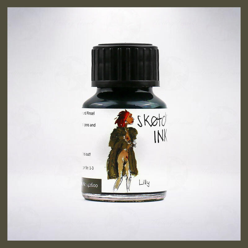 德國 ROHRER&KLINGNER SKETCH Ink 50ml 速寫墨水-規格圖2