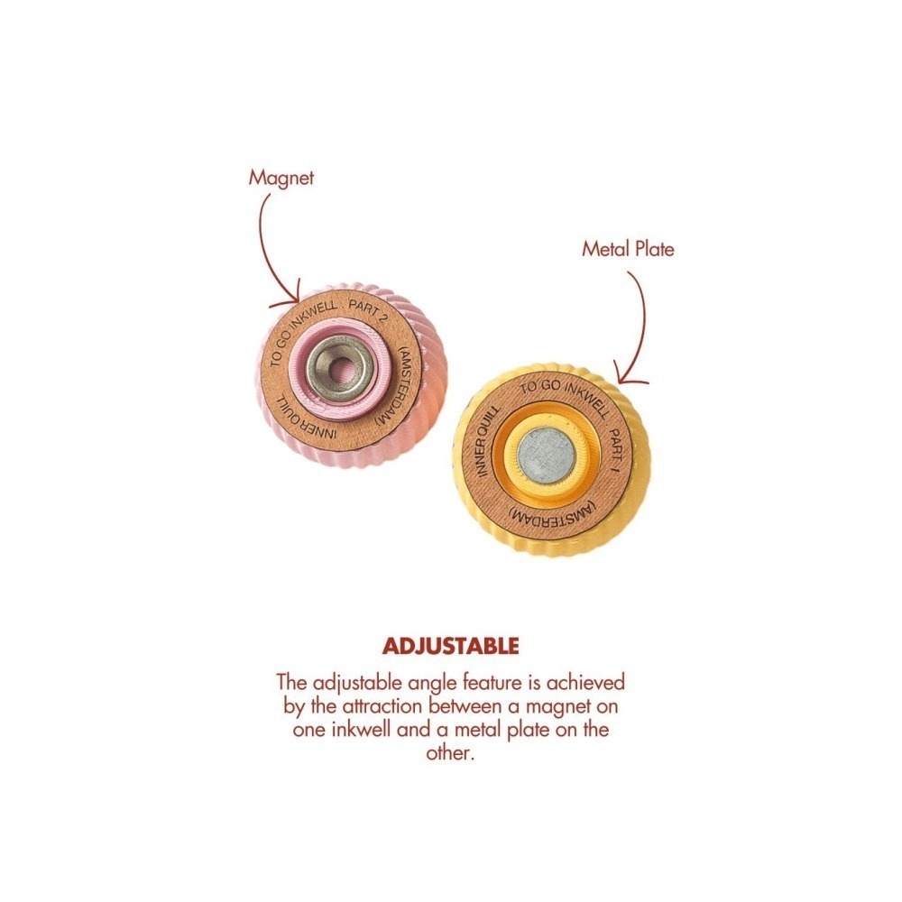 荷蘭Inner Quill 2-in-1 To-Go+ 墨水瓶座-細節圖4