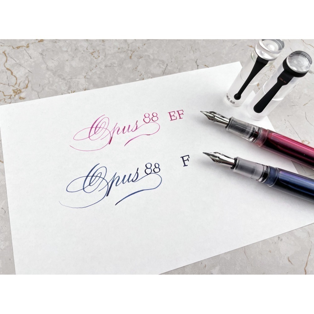 台灣  OPUS 88 OMAR 滴入式上墨彈性和平尖鋼筆-細節圖4