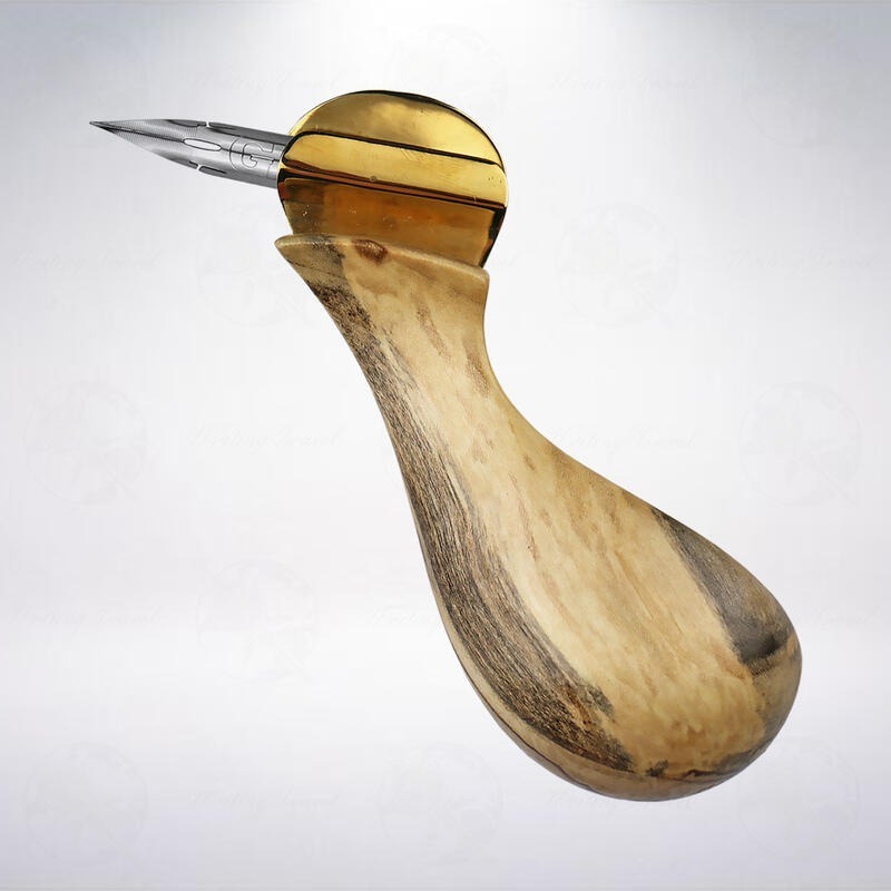 烏克蘭 AZ Wood 水滴手工人體工學斜桿: 胡桃木-細節圖2