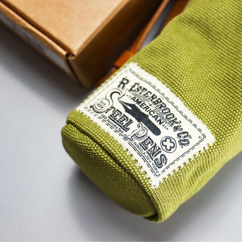 美國Esterbrook 回歸自然系列限定色站立式筆袋 - 開心果綠-細節圖3