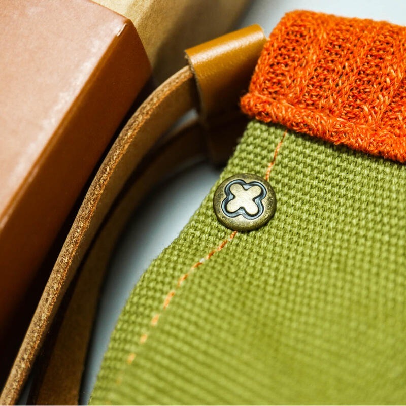 美國Esterbrook 回歸自然系列限定色站立式筆袋 - 開心果綠-細節圖4