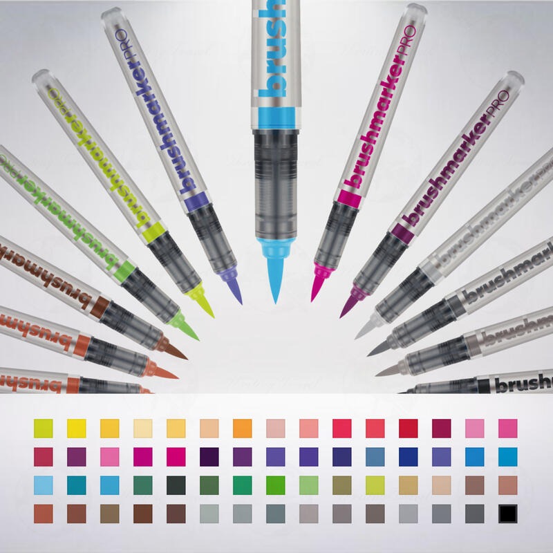 波蘭 Karin BrushmarkerPRO 60色+3支混色軟筆組-細節圖2