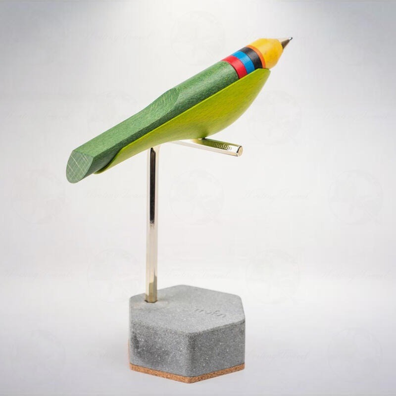 Taiwa 台灣 mufun 木趣 啄墨 2.0 實木版原子筆: 五色鳥-細節圖2