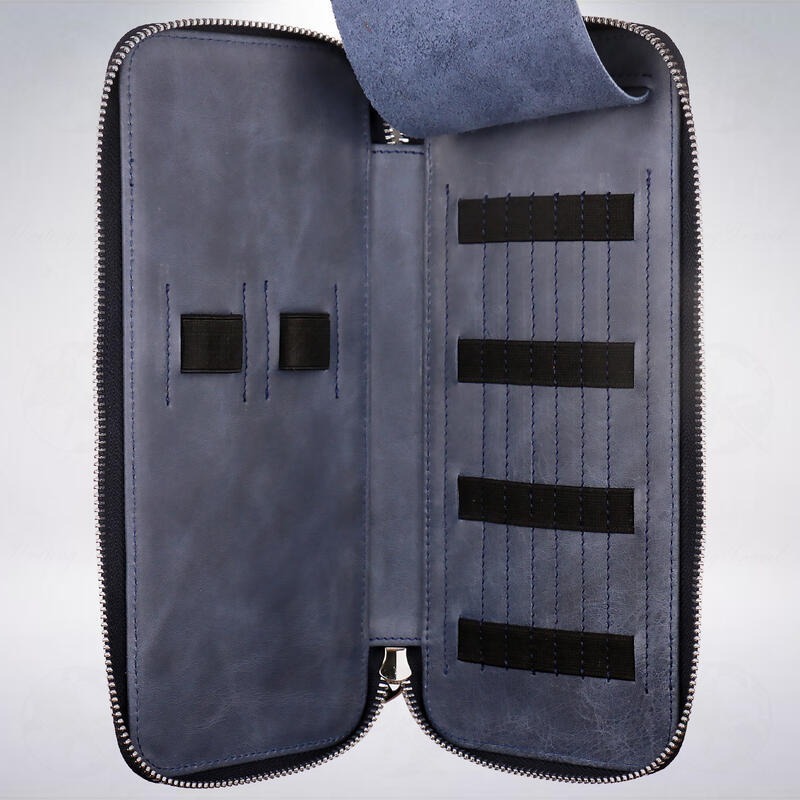 土耳其 Rumi 2支裝沾水筆專用手工真皮收納筆袋-細節圖2