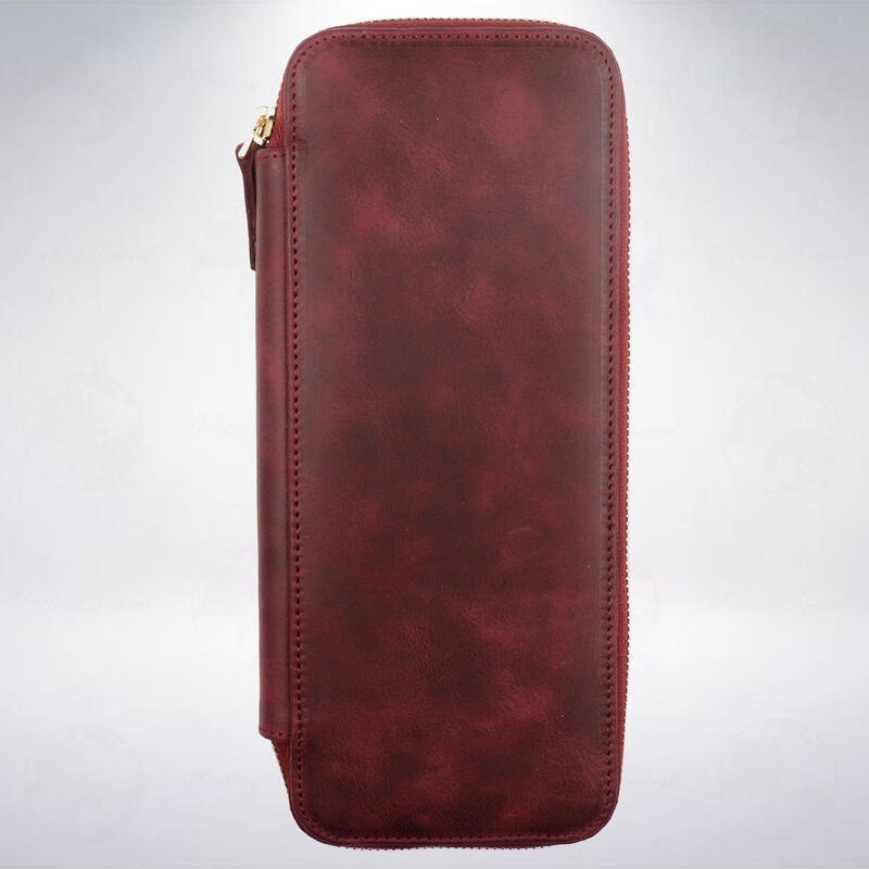 土耳其 Rumi 2支裝沾水筆專用手工真皮收納筆袋-細節圖3