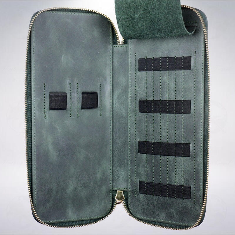 土耳其 Rumi 2支裝沾水筆專用手工真皮收納筆袋-細節圖6