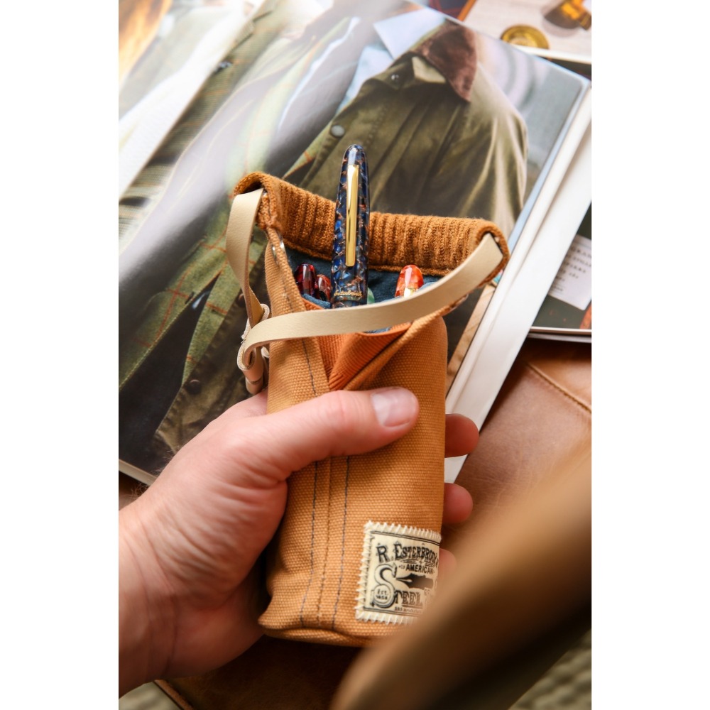 美國 Esterbrook 2GO CUP 6支裝「 棕褐色」直立式筆袋-細節圖2