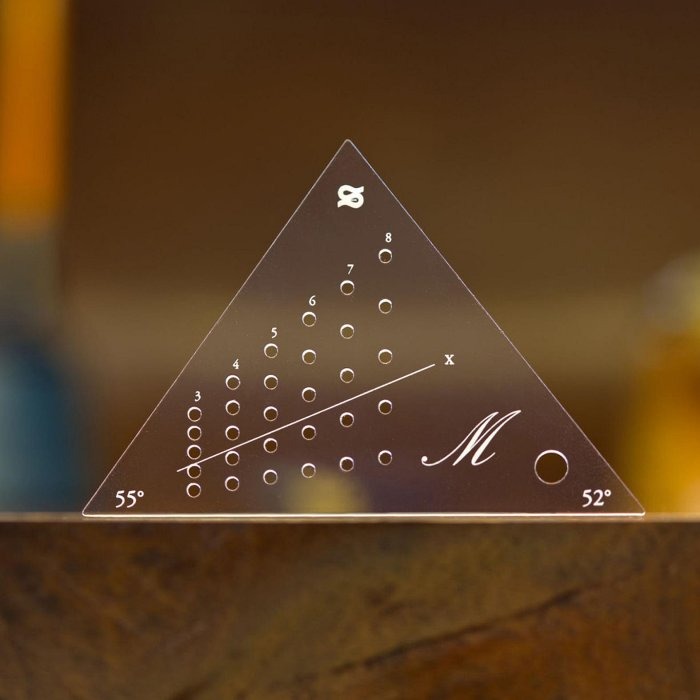 美國 Speedball x Masgrimes 工作室聯名 英文書法間隔尺-細節圖2