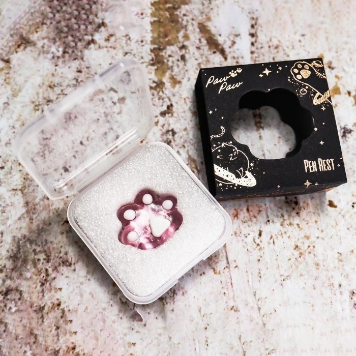 法國 Pierre Cardin  i-Paw＇s 貓掌玻璃筆 & 貓掌筆擱-細節圖5