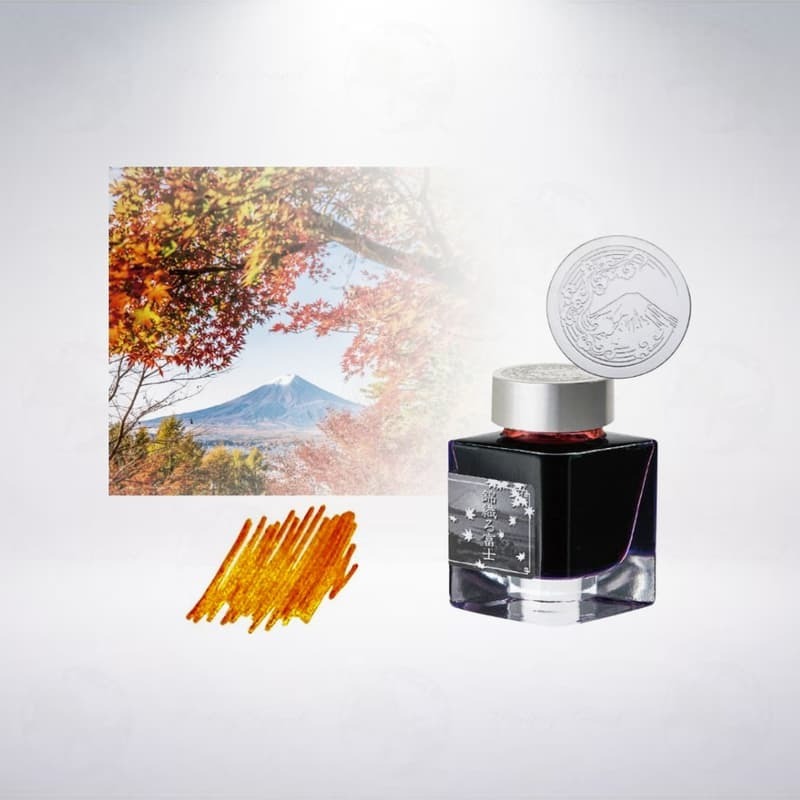 日本白金 #3776 富士雲景 2025限定「絹雲/KINU GUMO」14K金鋼筆-細節圖2