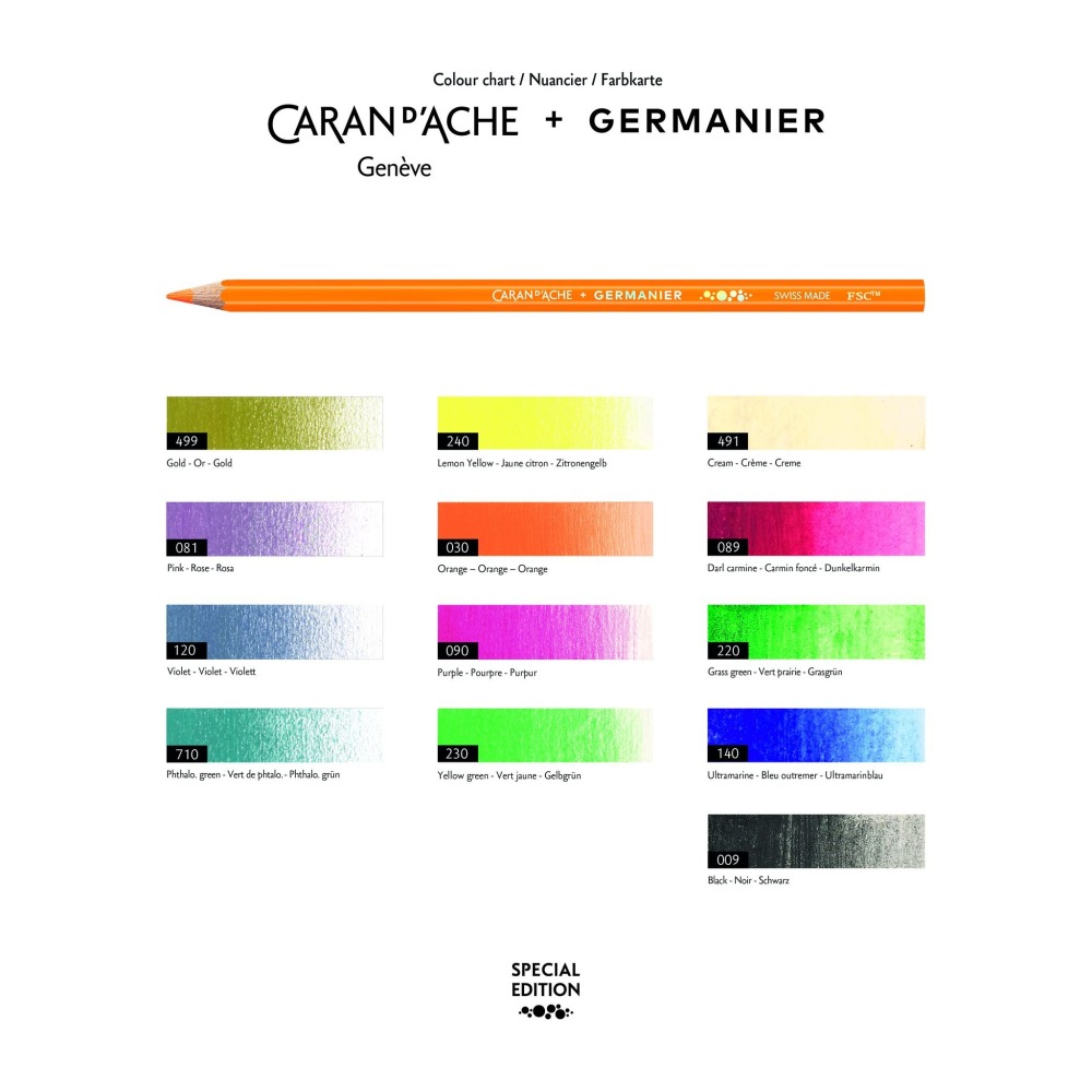 瑞士卡達 GERMANIER 創意色鉛套裝組-細節圖2