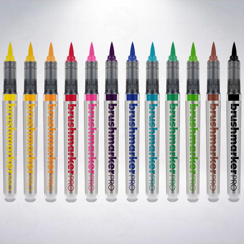 波蘭 Karin BrushmarkerPRO 軟筆刷麥克筆組:基本12色-細節圖3