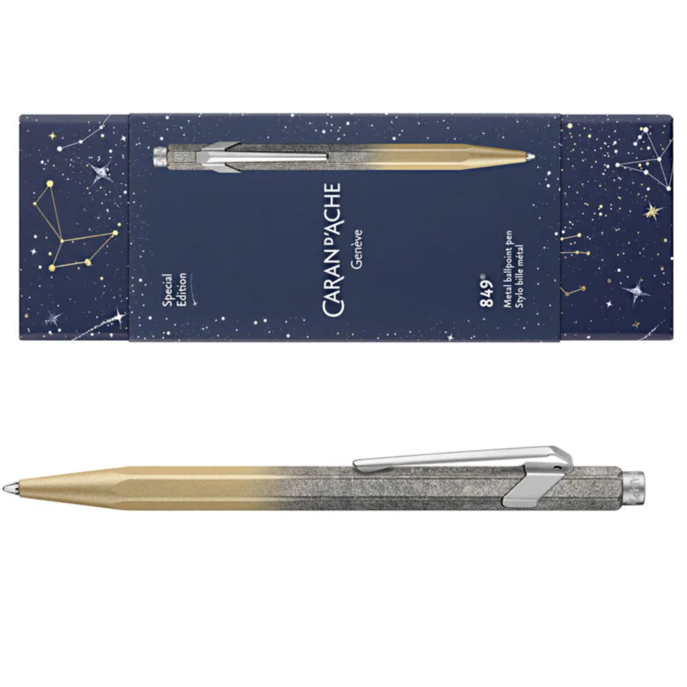 瑞士 卡達 849 Cosmic Blue 2024聖誕限定版原子筆-細節圖2