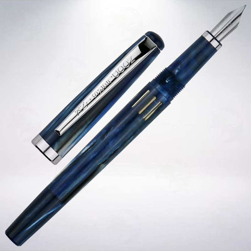 美國 鯰魚 Noodler＇s Standard Flex 「青金石」彈性尖鋼筆-細節圖2