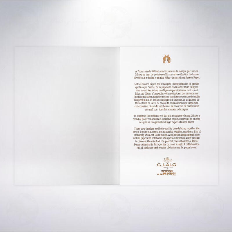 法國 G.LALO 百週年限定A6便籤-細節圖4