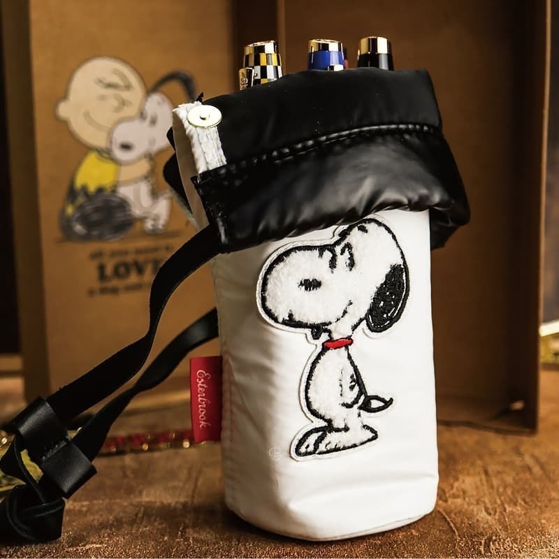 美國 Esterbrook x Peanuts 花生漫畫75週年紀念聯名款 「史努比」2GO CUP 直立式筆袋-細節圖2