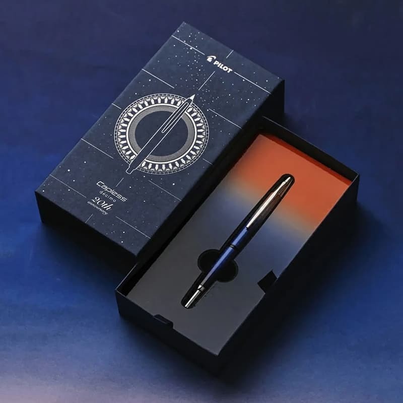 日本 PILOT Capless Decimo 18K 鋼筆: 20週年紀念版-細節圖3