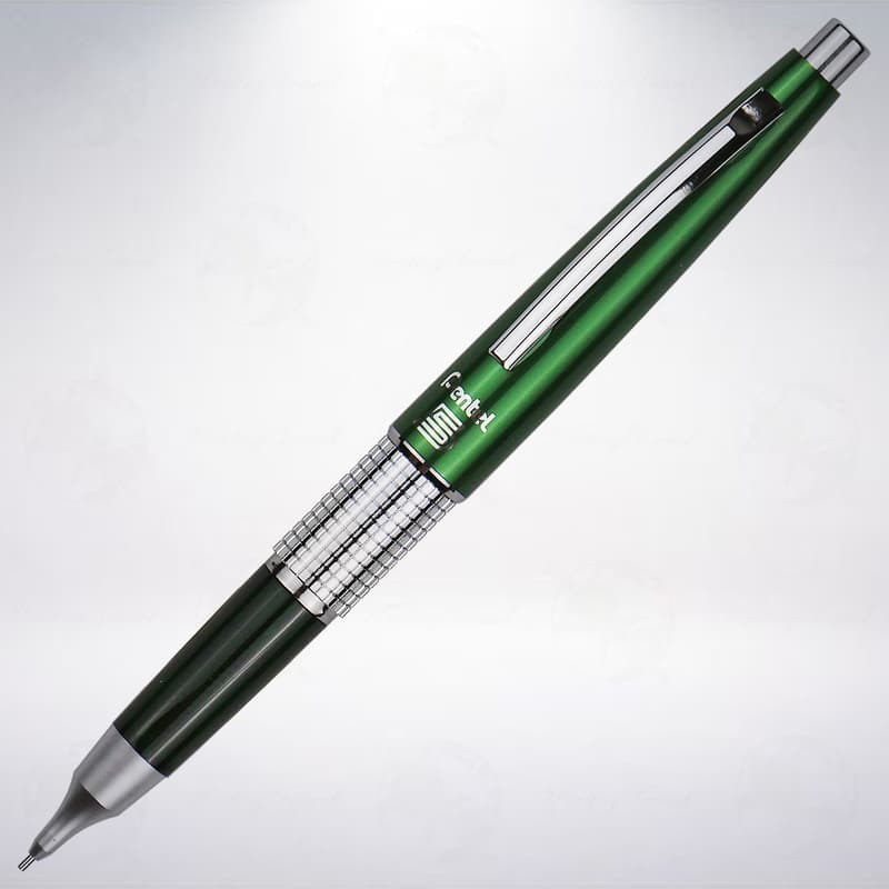 日本 Pentel Kerry 万年CIL Kitera 聯名款「復古綠」自動鉛筆-細節圖2