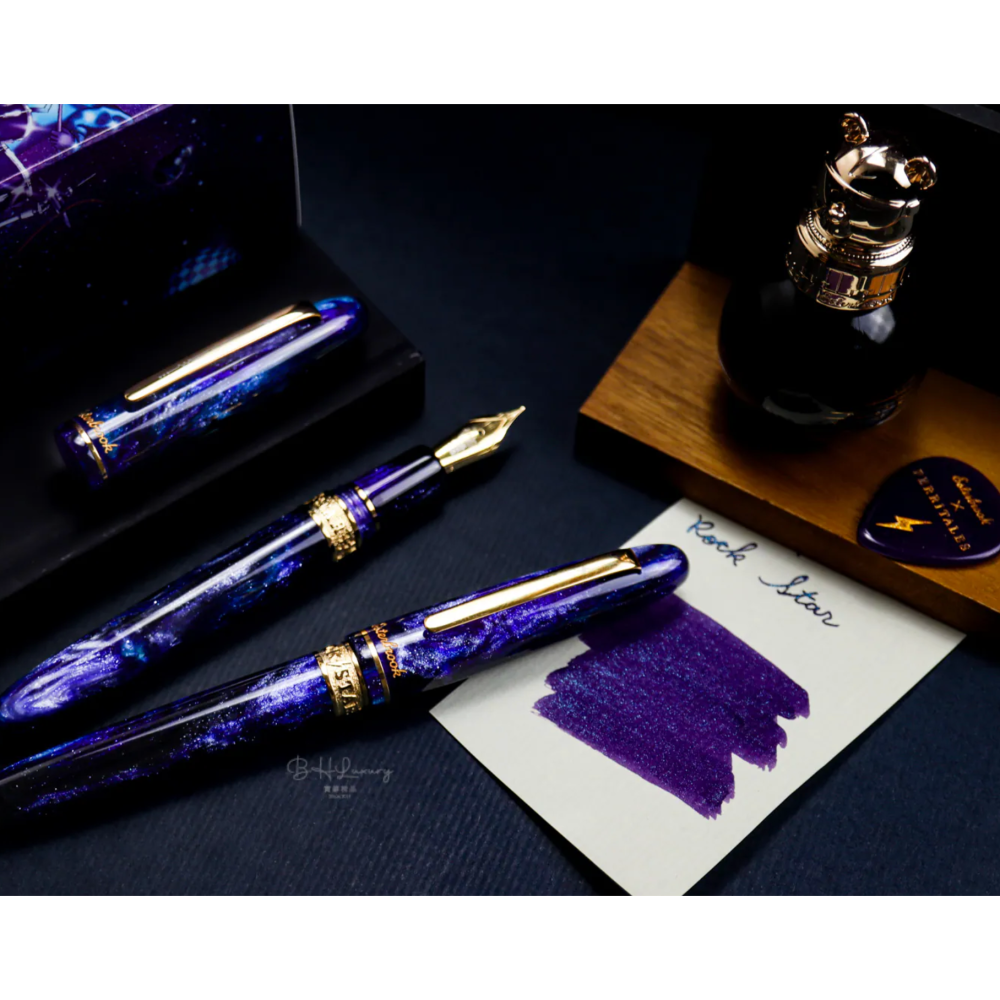 美國 Esterbrook1858 FWP Estie ROCKSTAR 限定聯名鋼筆墨水禮盒組-細節圖4