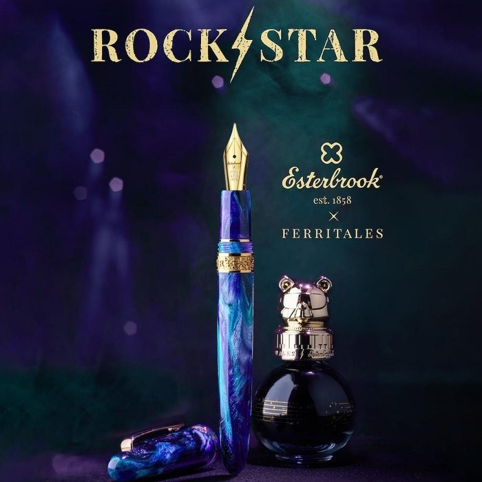 美國 Esterbrook1858 FWP Estie ROCKSTAR 限定聯名鋼筆墨水禮盒組-細節圖6
