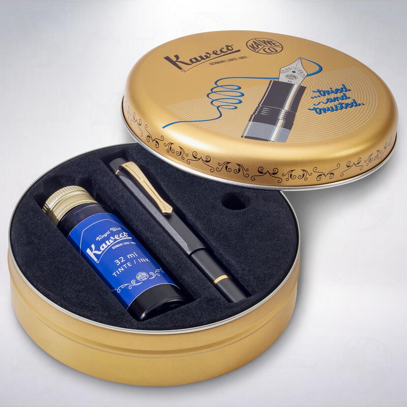 德國 Kaweco PISTON Sport AL 「黑色」活塞上墨鋼筆-細節圖5