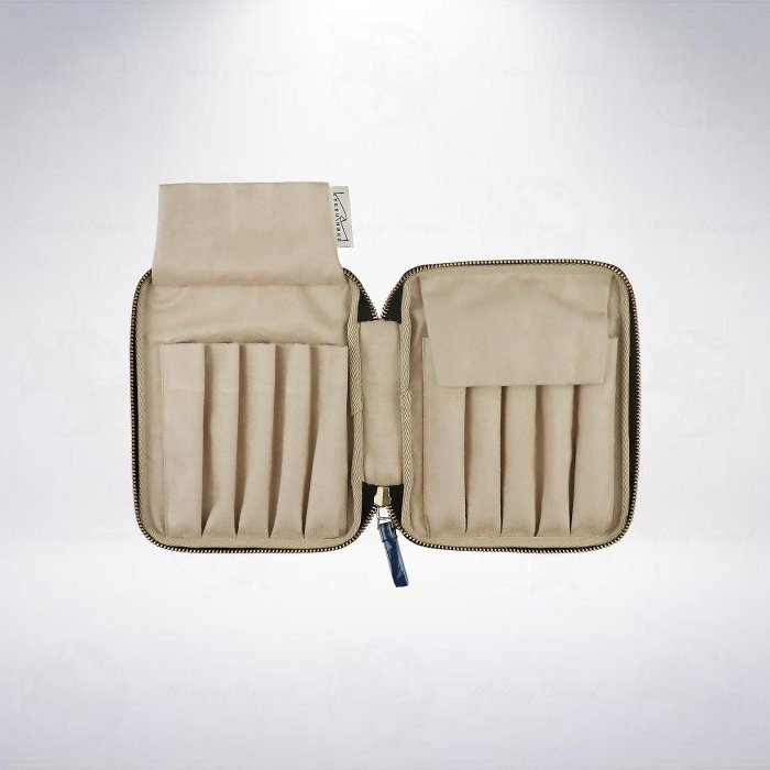 台灣 南方設計 kyoku haku 10入「藍染」手提鋼筆袋-細節圖3