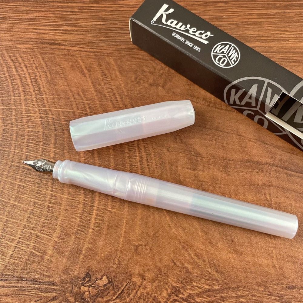 德國 Kaweco PERKEO 彩虹珍珠白鋼筆-細節圖2