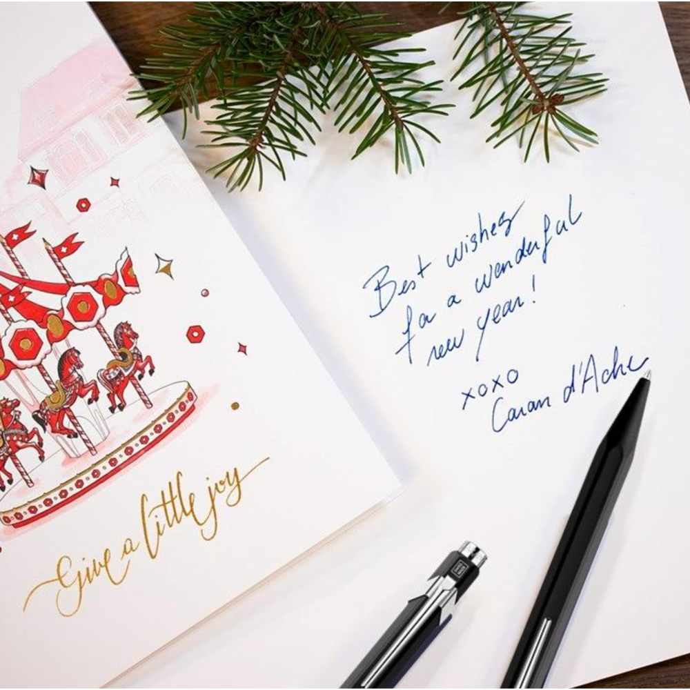 瑞士 卡達 849 Roller 鋼珠筆: 黑色-細節圖2